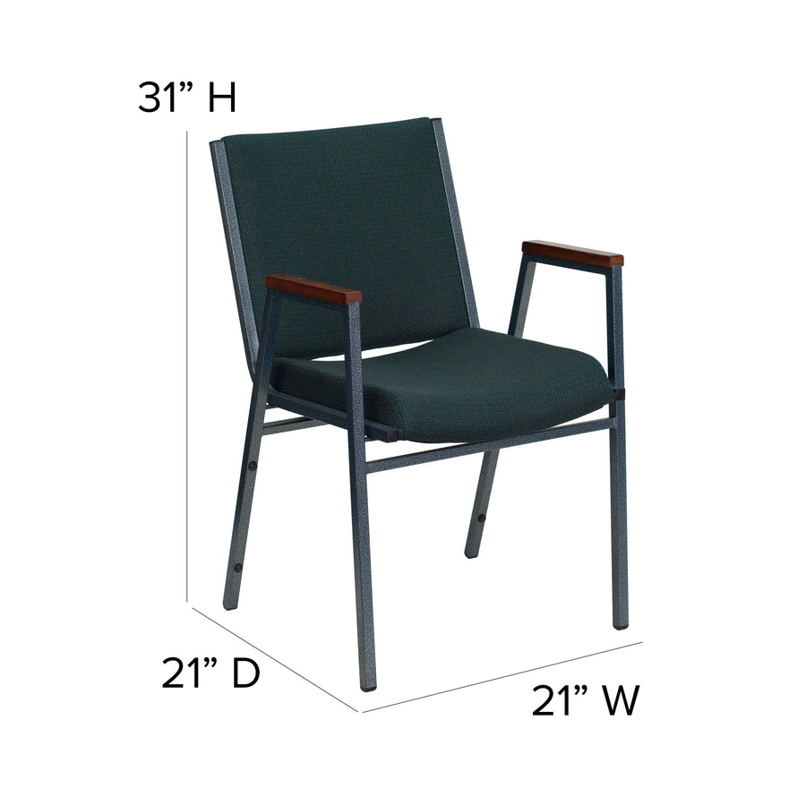 Heavy Duty Stack Chair with Arms