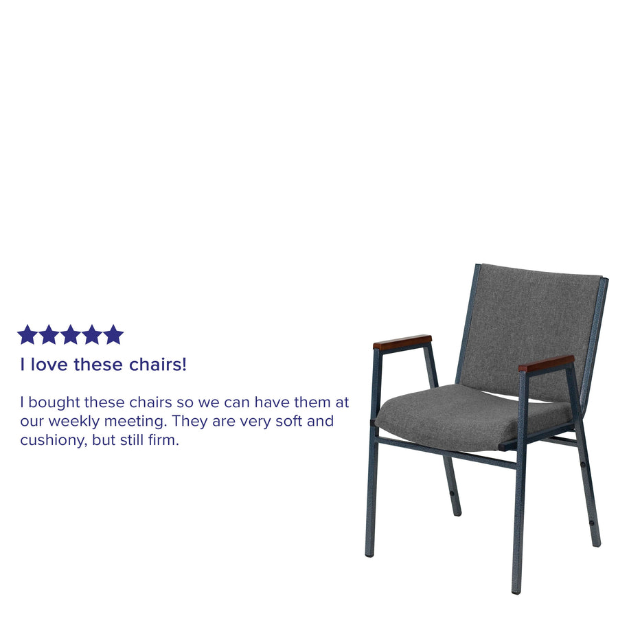 Heavy Duty Stack Chair with Arms