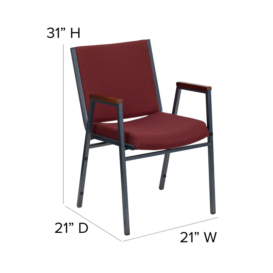 Heavy Duty Stack Chair with Arms