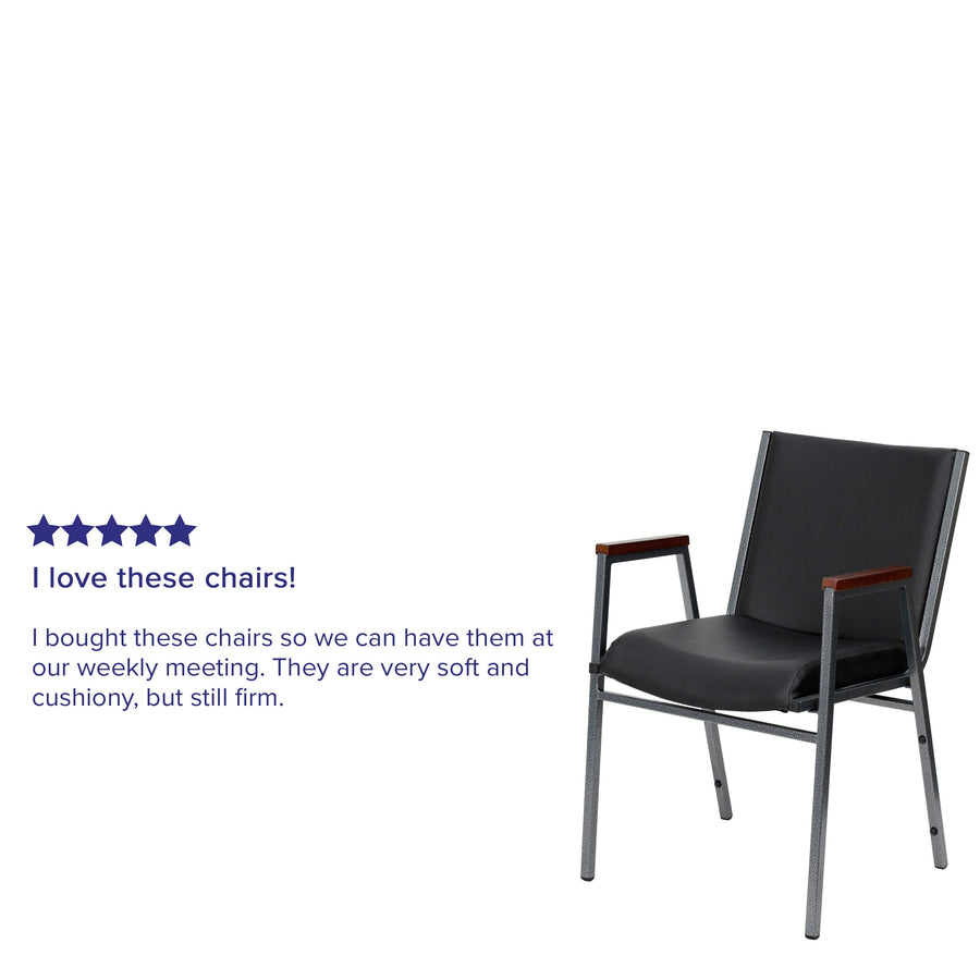 Heavy Duty Stack Chair with Arms