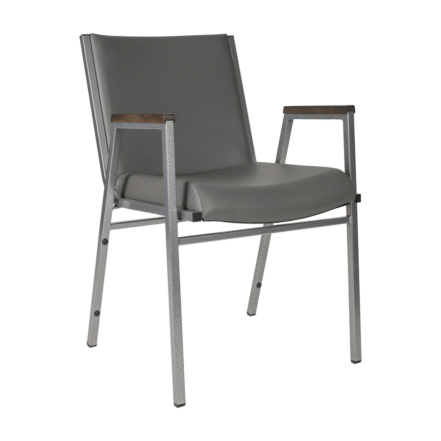 Heavy Duty Stack Chair with Arms