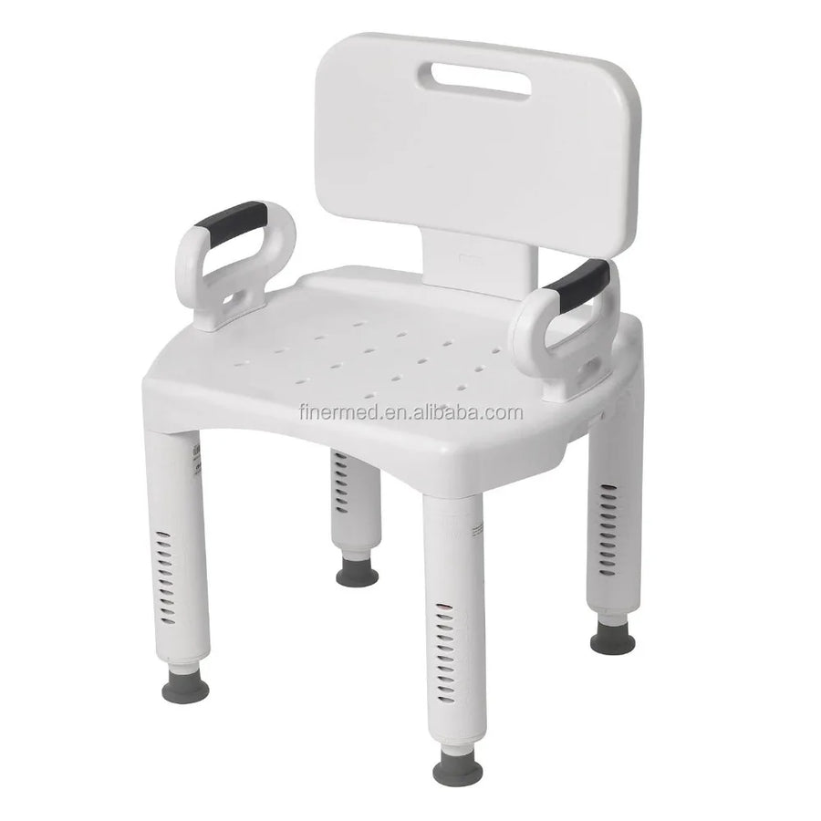 Plastic Shower Tub Bench Bath Stool with Arm