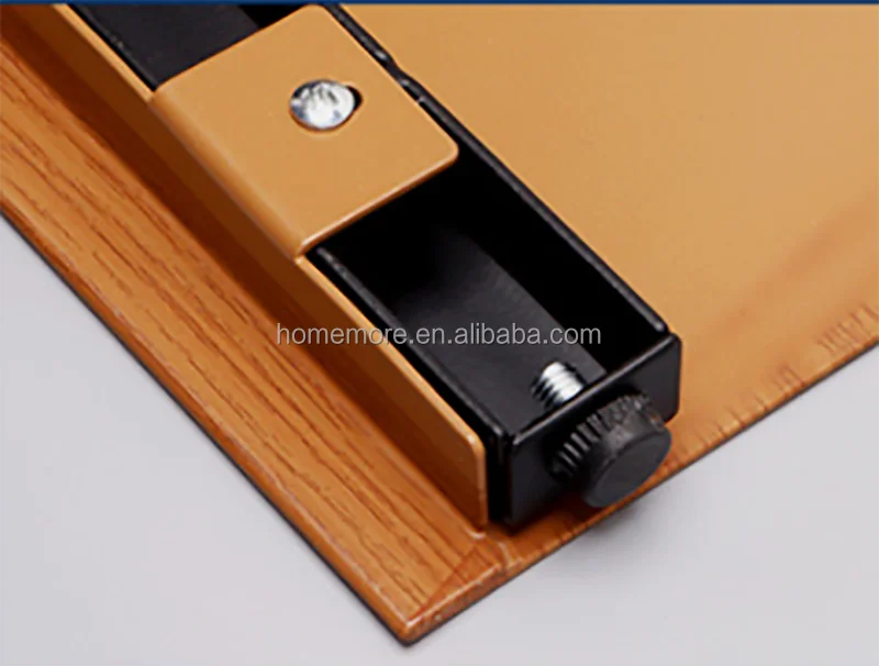 Heavy Duty Space-Saving Wall-Mounted Folding Seat in Wood Grain Aluminum view 5