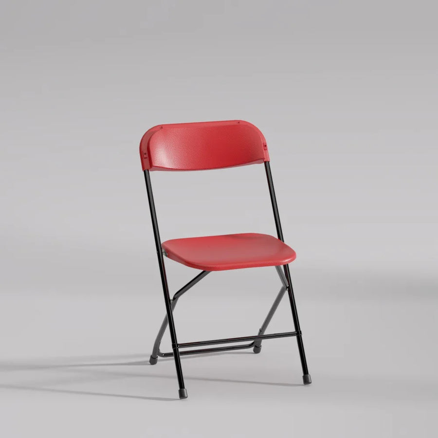 Heavy Duty White Metal Outdoor Folding Chair for Dining and Events view 10