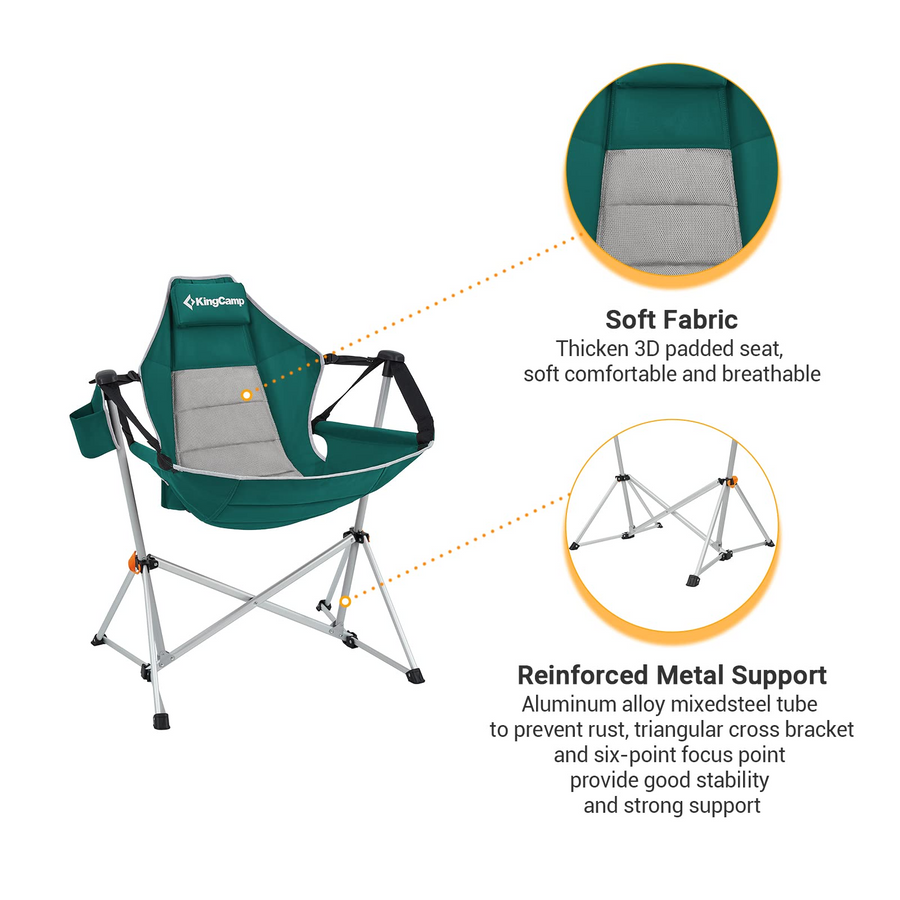 KingCamp Aluminum Alloy Swing Camping Hammock Chair