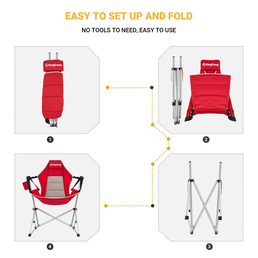 KingCamp Aluminum Alloy Swing Camping Hammock Chair
