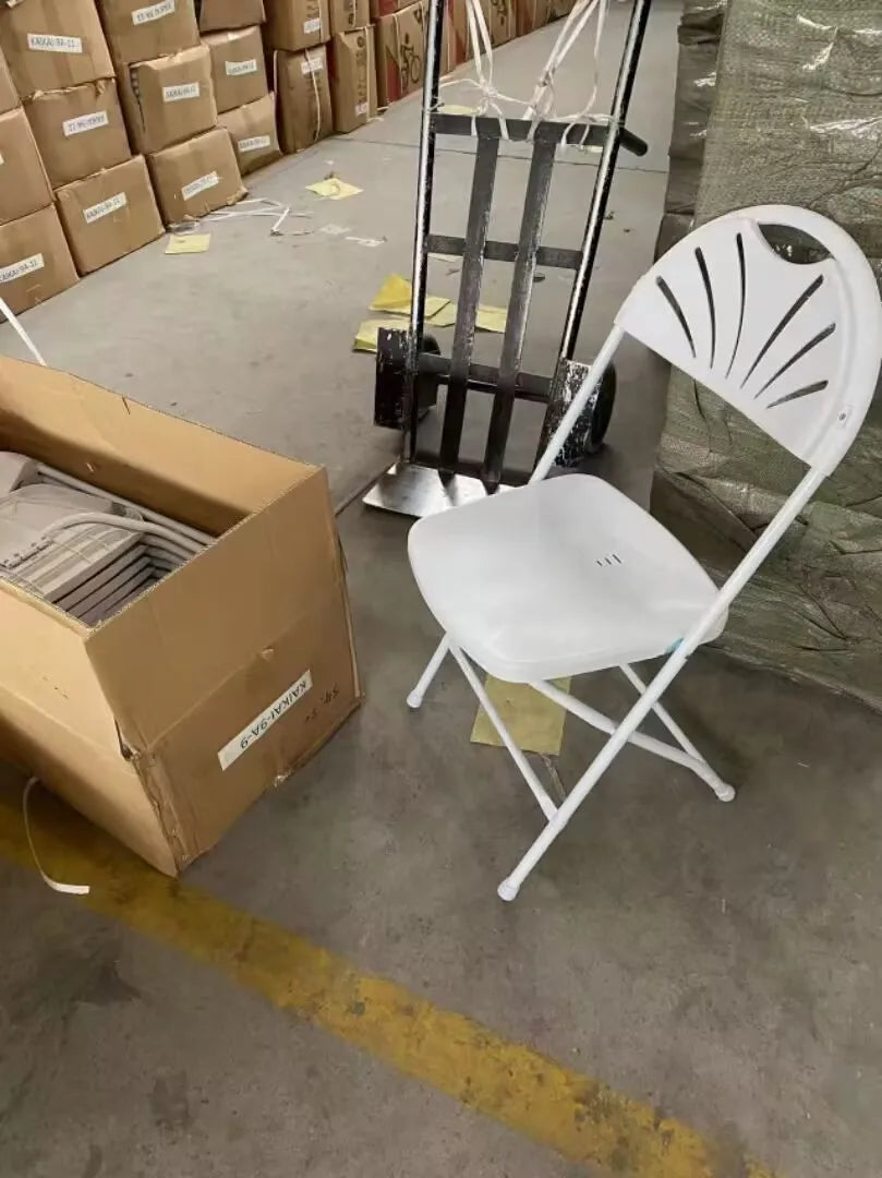 250 kg Heavy Duty Stackable Plastic Folding Chair for Parties view 6