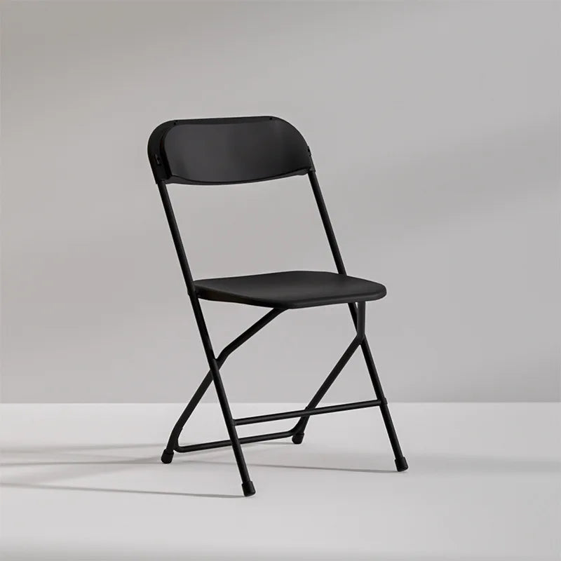 Heavy Duty White Metal Outdoor Folding Chair for Dining and Events view 8