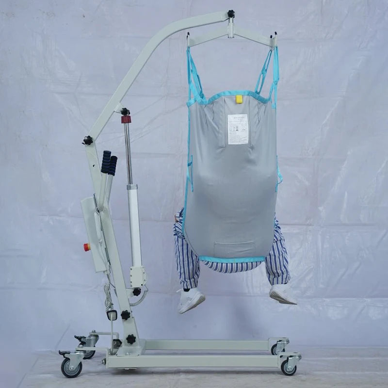 Soft Padded U-Shape Patient Lift Sling with Full Back and Head Support