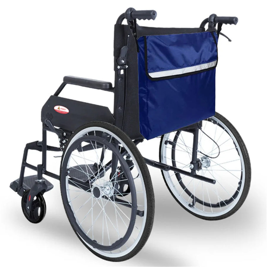 Waterproof Universal Rollator Wheelchair Bag with Cup Holder and Tray view 2