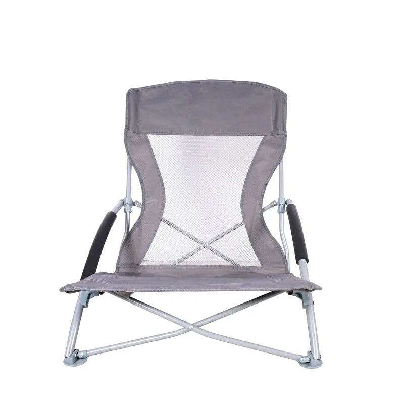 Portable Breathable Low Seat Folding Beach Chair view 2
