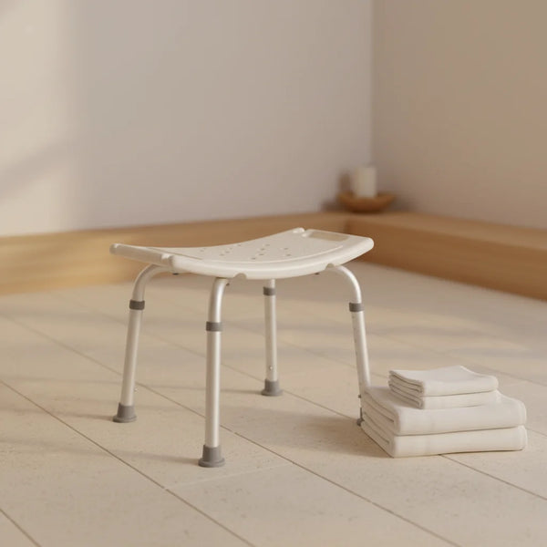 Bathroom Safety Shower Tub Bench Chair for Rehabilitation, Gray