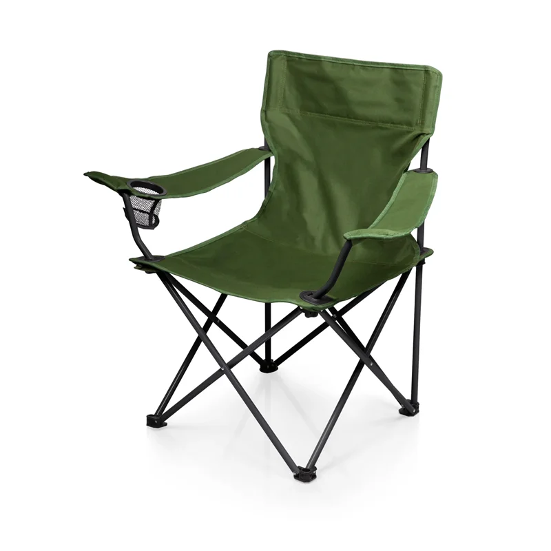 Heavy Duty Lightweight Aluminum Frame Folding Beach Chair with Cup Holder view 9