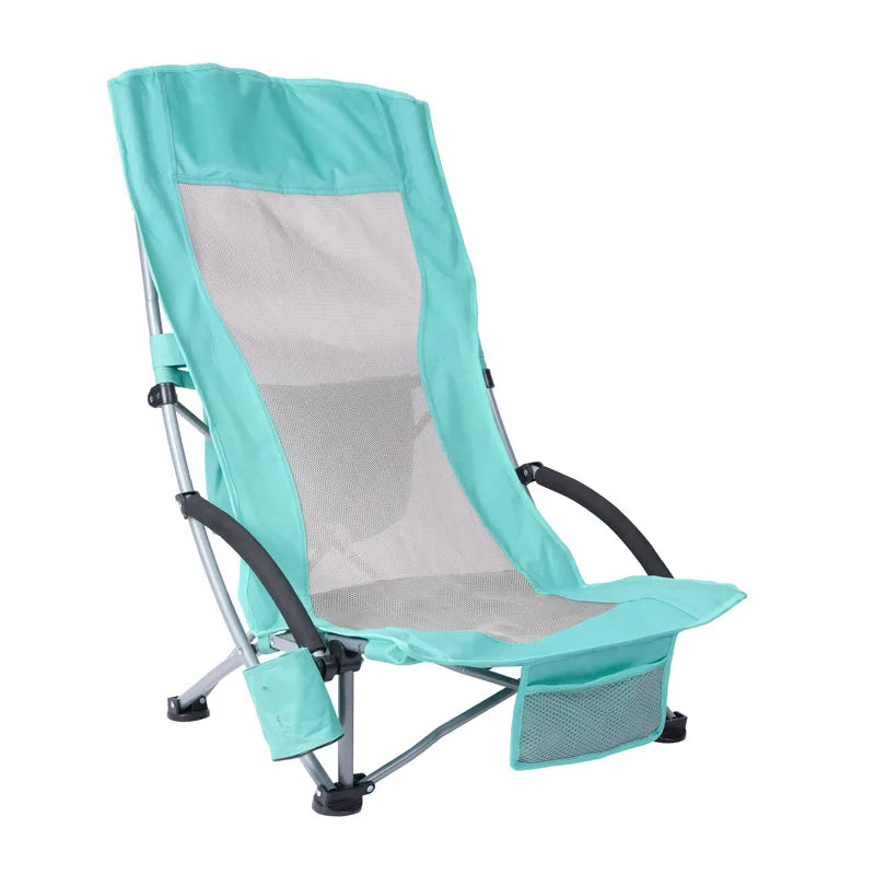 Portable Breathable Low Seat Folding Beach Chair view 8