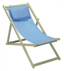 Single Wooden Folding Beach Deck Chair view 9