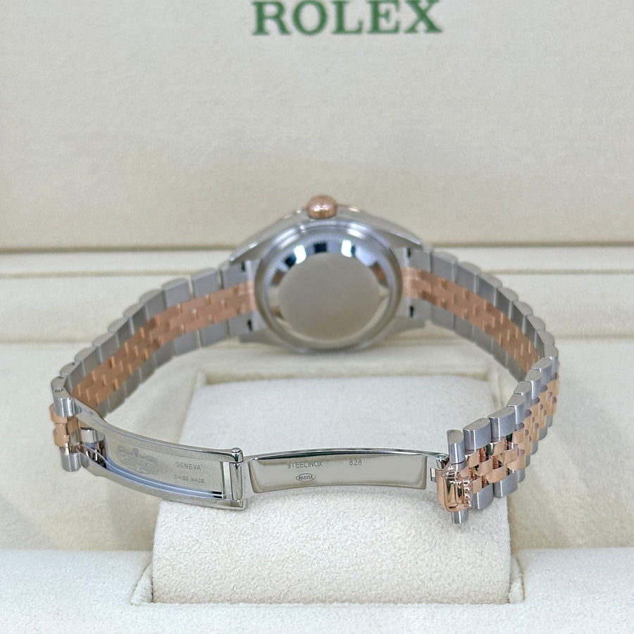 Lady-Datejust 28, Oystersteel and 18k Everose Gold, Ref# 279381RBR-0013