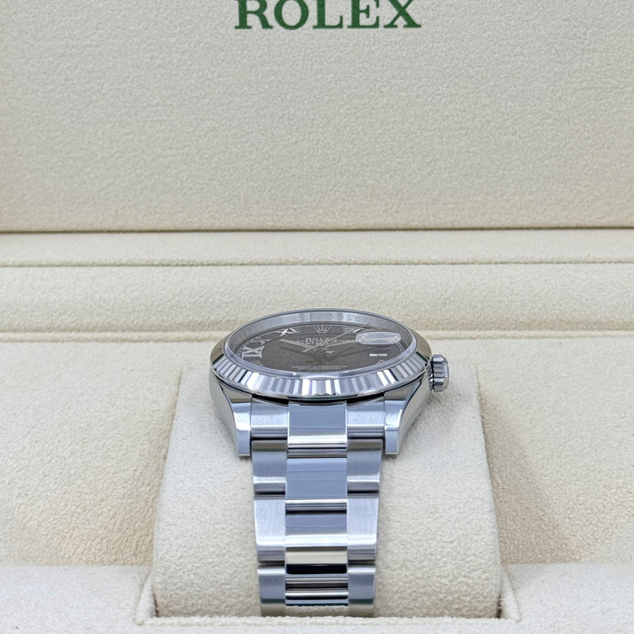 Datejust 36, Stainless Steel and 18k White Gold, 36mm, Ref# 126234-0022