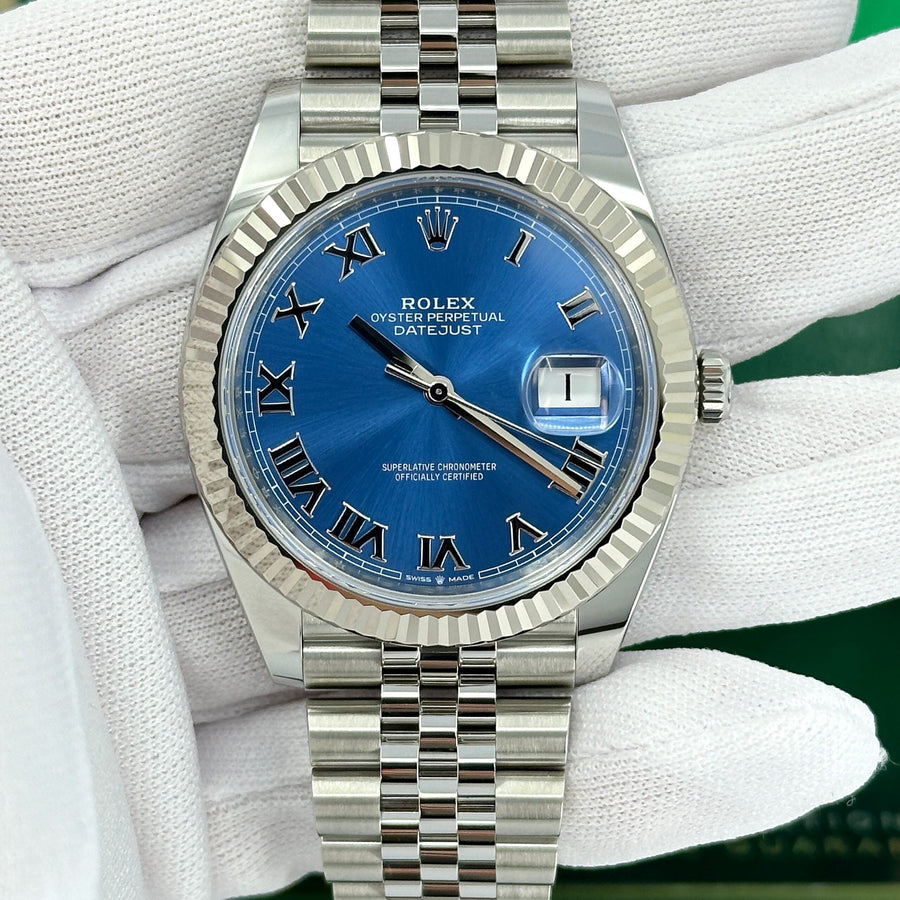 Datejust 41, Stainless Steel and 18k White Gold, 41mm, Ref# 126334-0026