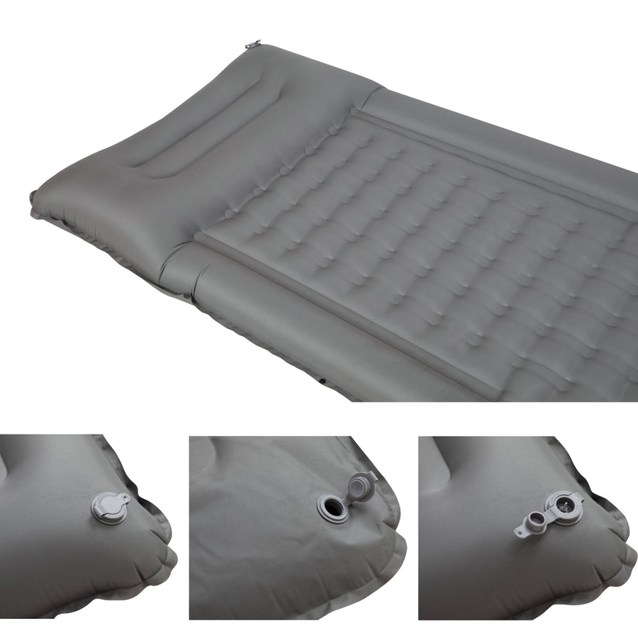 KingCamp DELUXE 12 Air Mattress with Built-in Foot Pump