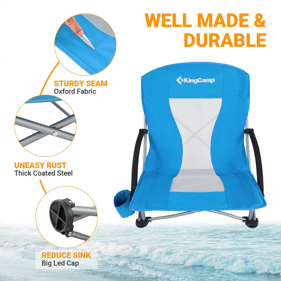 KingCamp Low Sling Beach Chairs