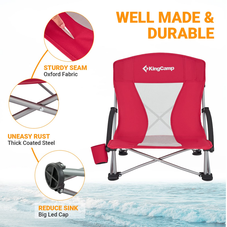 KingCamp Low Sling Beach Chairs