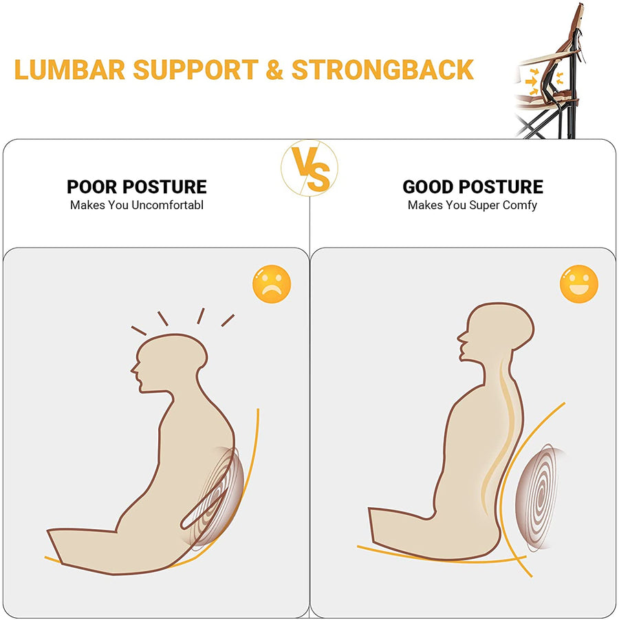 KingCamp Oversized Lumbar Support Camping Chair