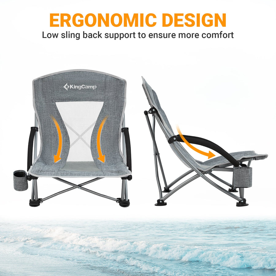 KingCamp Low Sling Beach Chairs