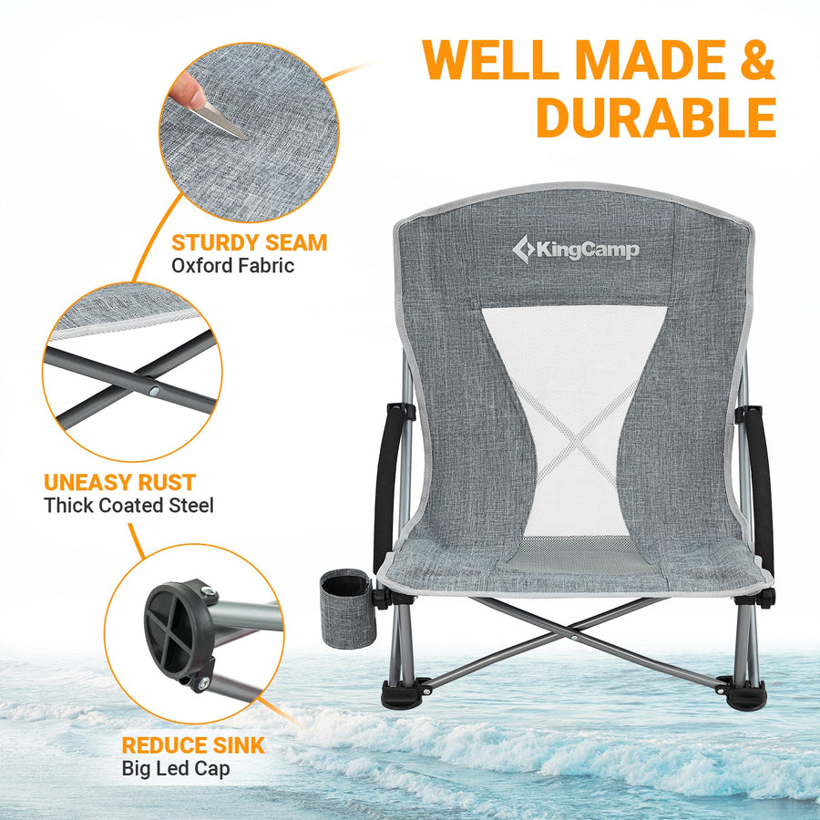 KingCamp Low Sling Beach Chairs