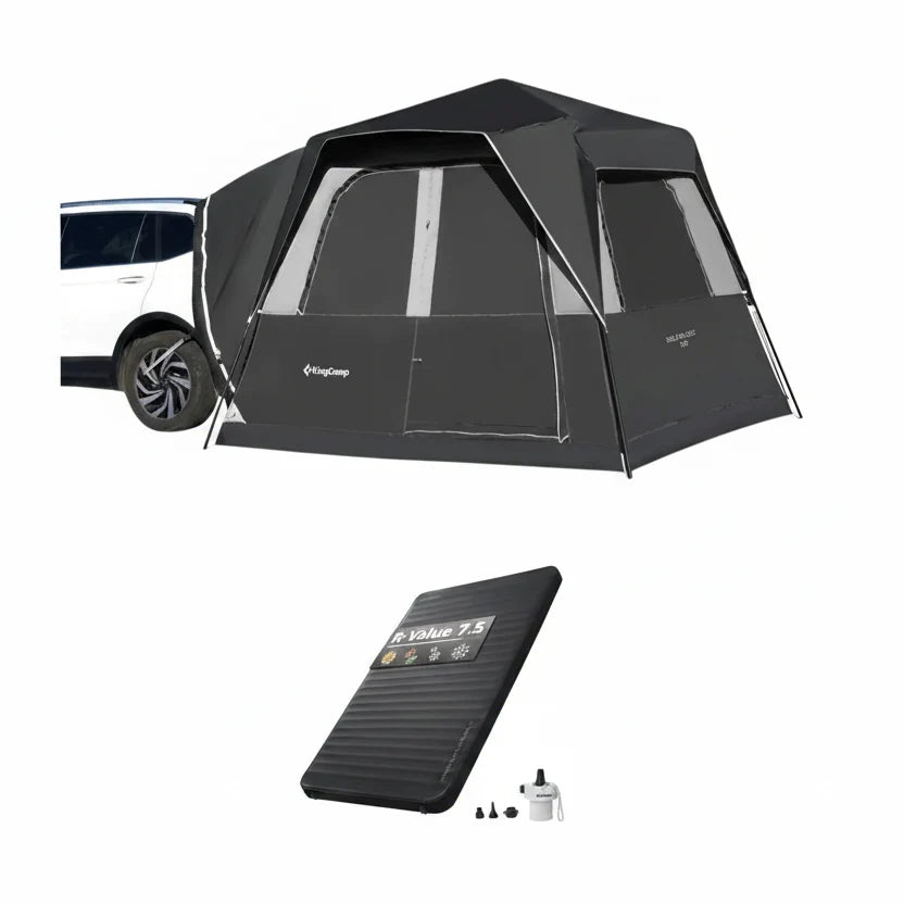 KingCamp SUV Tent and Air Mattress Bundle