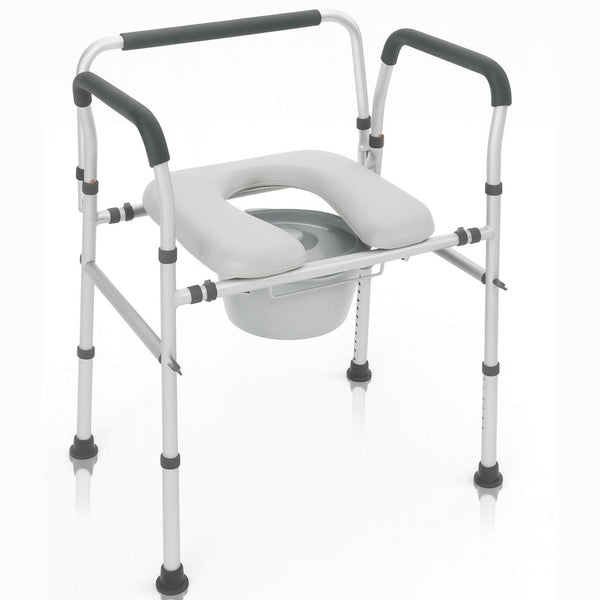 3 in 1 Padded Bedside Commode