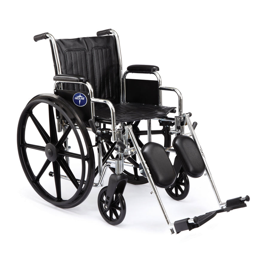 Medline Black Excel 2000 Wheelchair