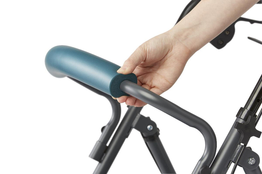 Medline Standard Steel Folding Rollator with Microban Treatment