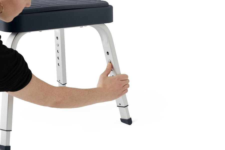 Medline Momentum Shower Chair with Arms & Microban Antimicrobial Protection
