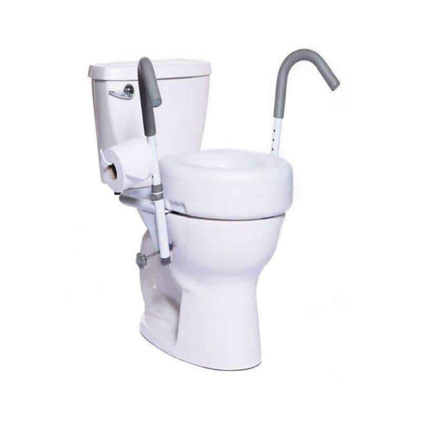 MOBB Healthcare Ultimate 5" Raised Toilet Seat and Safety Frame Combo Package