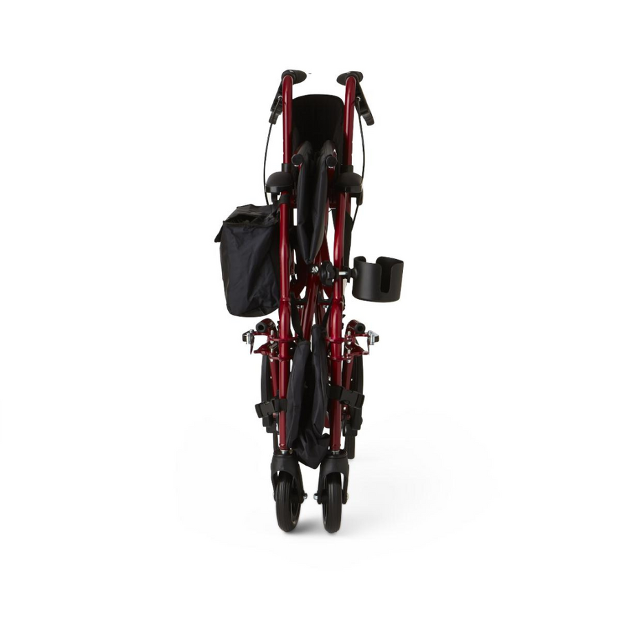 Medline Deluxe Hybrid Combination Rollator & Transport Chairs