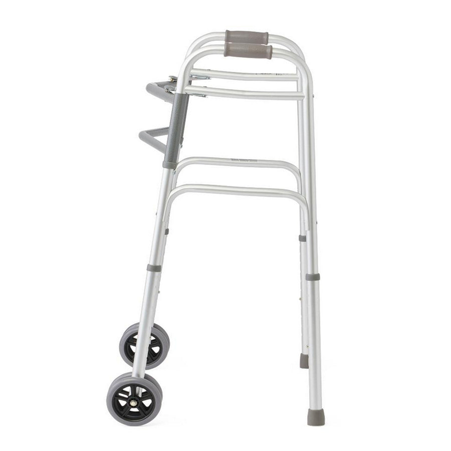 Medline Deluxe Bariatric Walker with Wheels