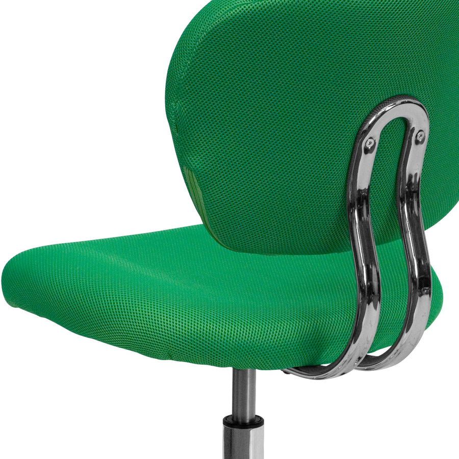 Mid-Back Mesh Padded Swivel Task Office Chair with Chrome Base