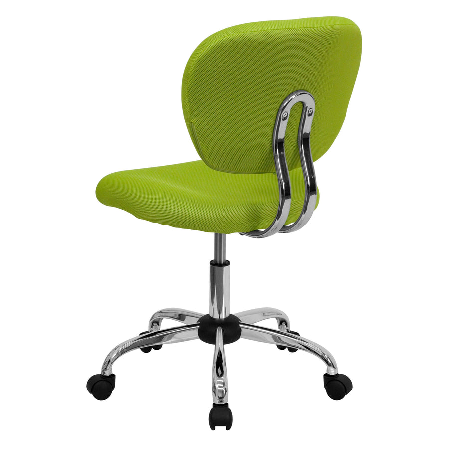 Mid-Back Mesh Padded Swivel Task Office Chair with Chrome Base