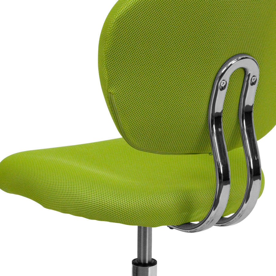 Mid-Back Mesh Padded Swivel Task Office Chair with Chrome Base