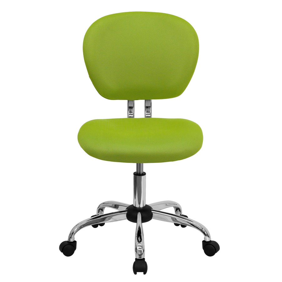 Mid-Back Mesh Padded Swivel Task Office Chair with Chrome Base