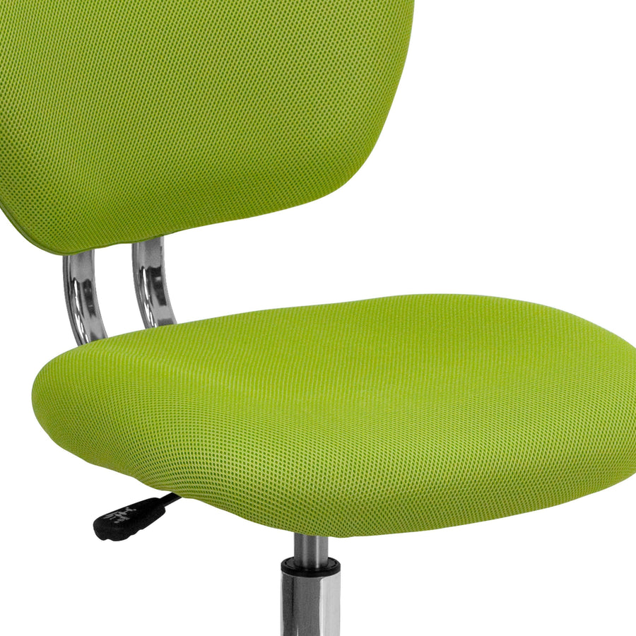 Mid-Back Mesh Padded Swivel Task Office Chair with Chrome Base