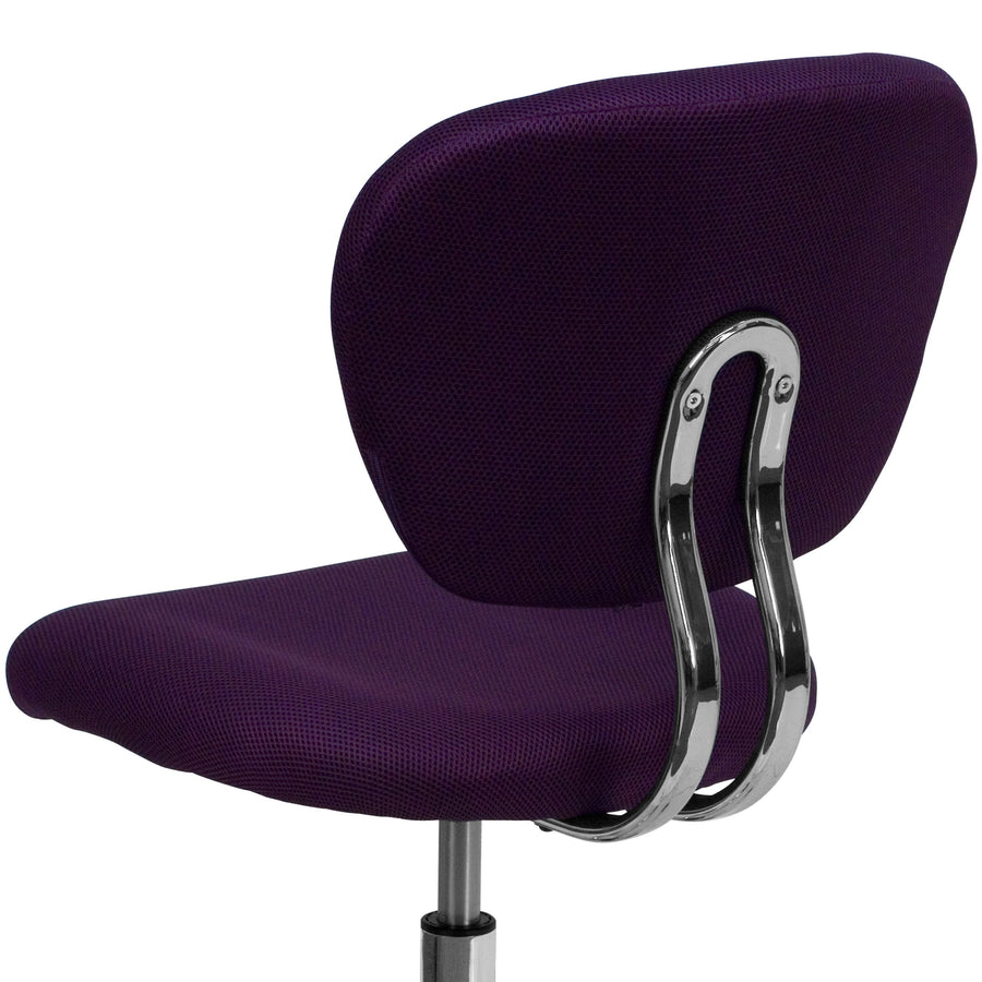 Mid-Back Mesh Padded Swivel Task Office Chair with Chrome Base