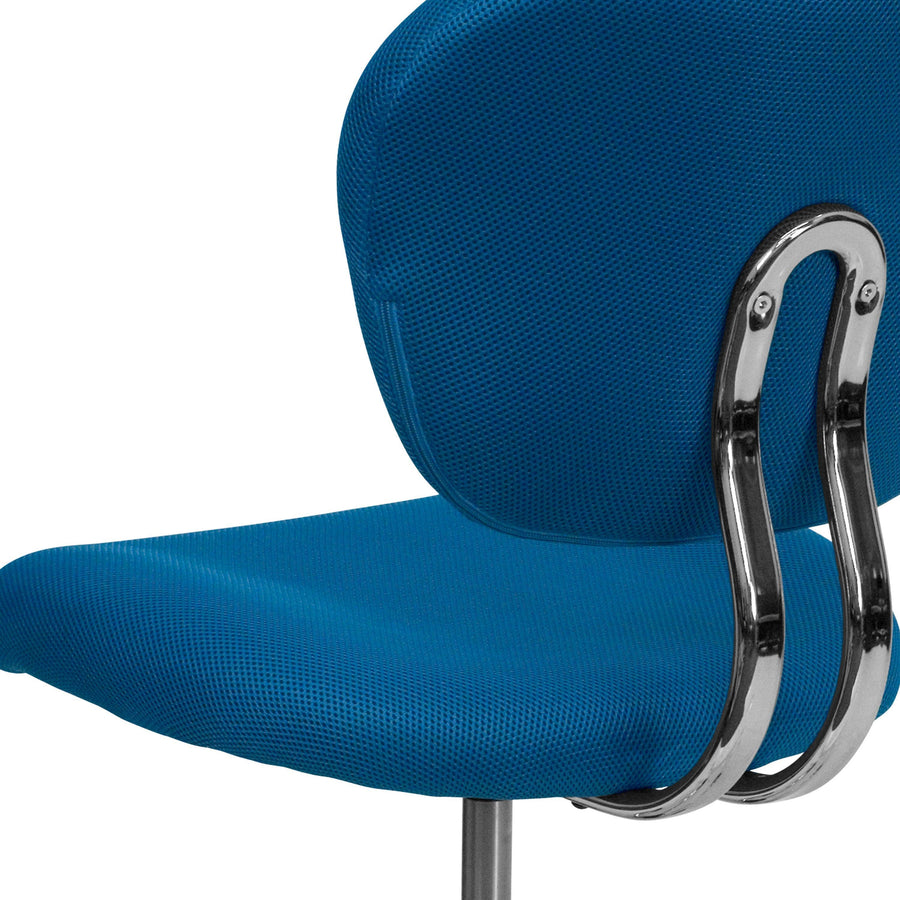 Mid-Back Mesh Padded Swivel Task Office Chair with Chrome Base