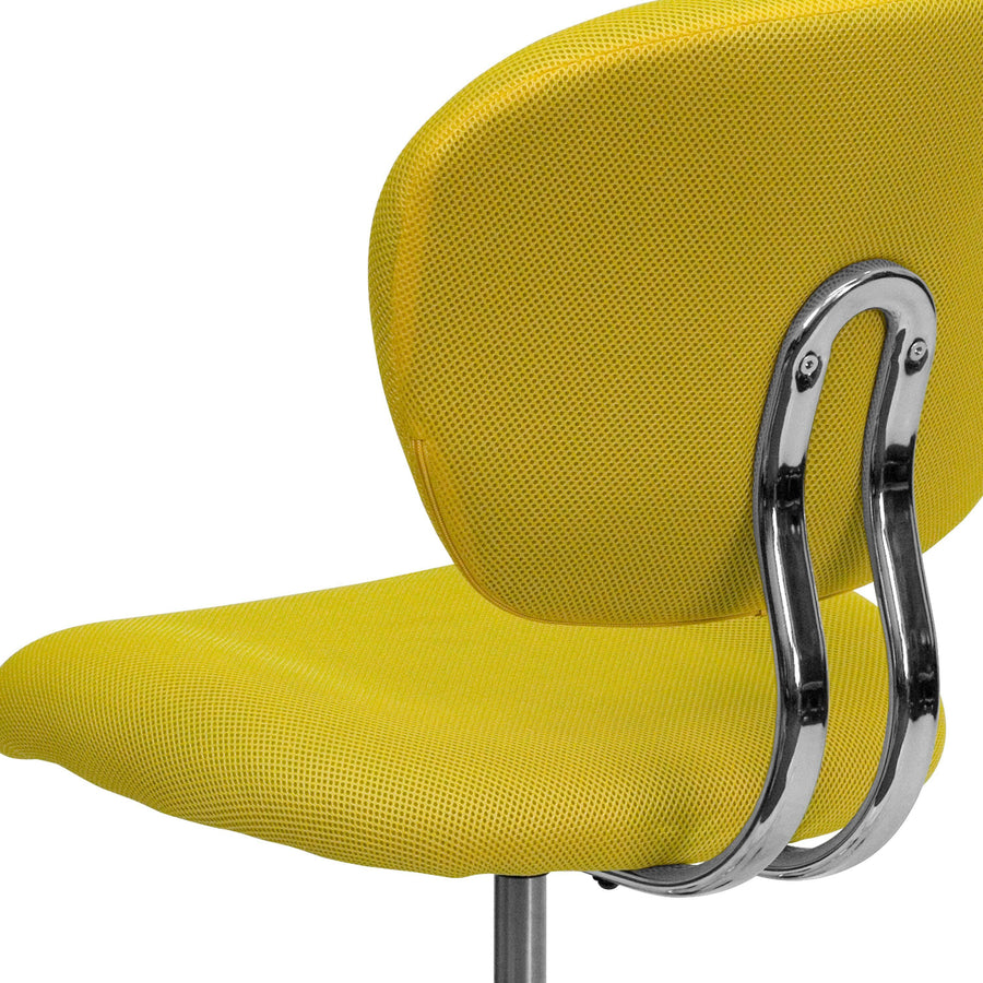 Mid-Back Mesh Padded Swivel Task Office Chair with Chrome Base
