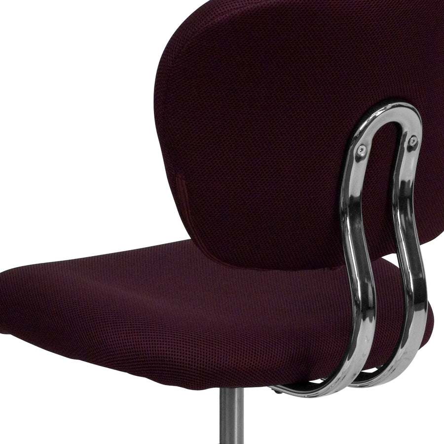 Mid-Back Mesh Padded Swivel Task Office Chair with Chrome Base