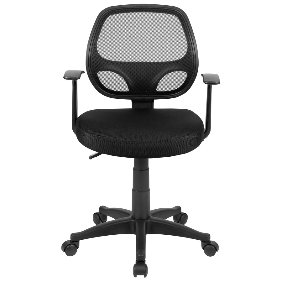 Mid-Back Mesh Swivel Task Office Chair with T-Arms