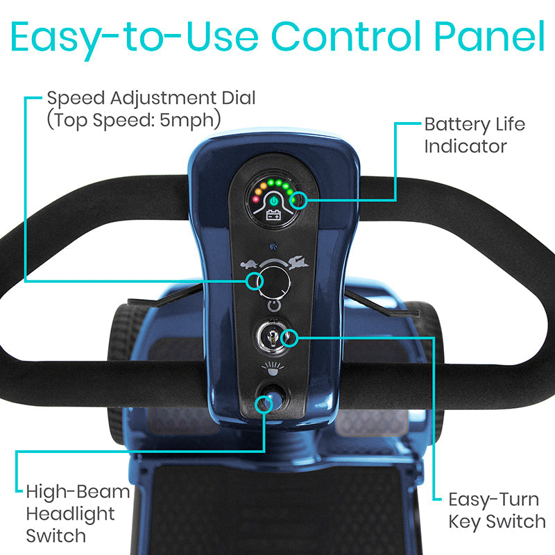 Vive Health Series A Mobility Scooter, 298 lb Capacity