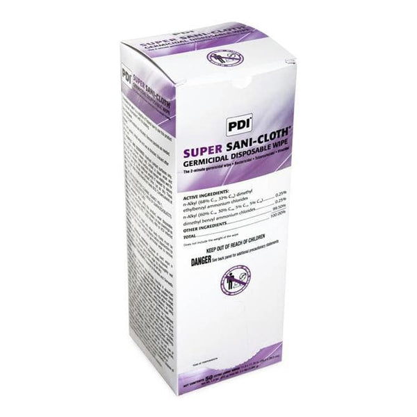 PDI Super Sani-Cloth Germicidal Disposable Individually Wrapped Wipes