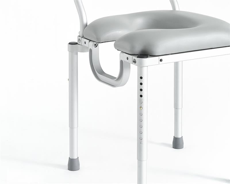 Portable Rolling Shower Chair and Commode by Nuprodx