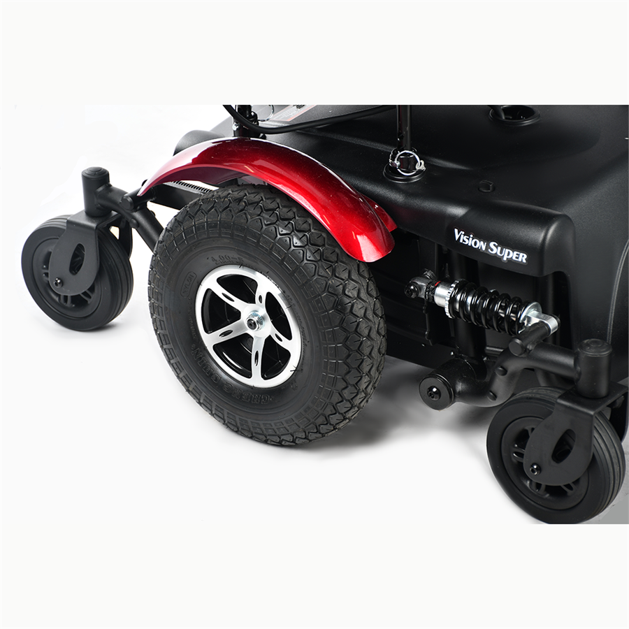 Vision Super Heavy Duty Power Wheelchair by Merits